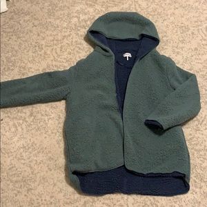 urban outfitters reversible teddy jacket